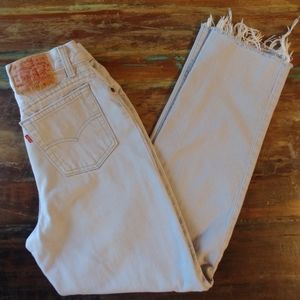 Small rare high waist vintage Levis 505